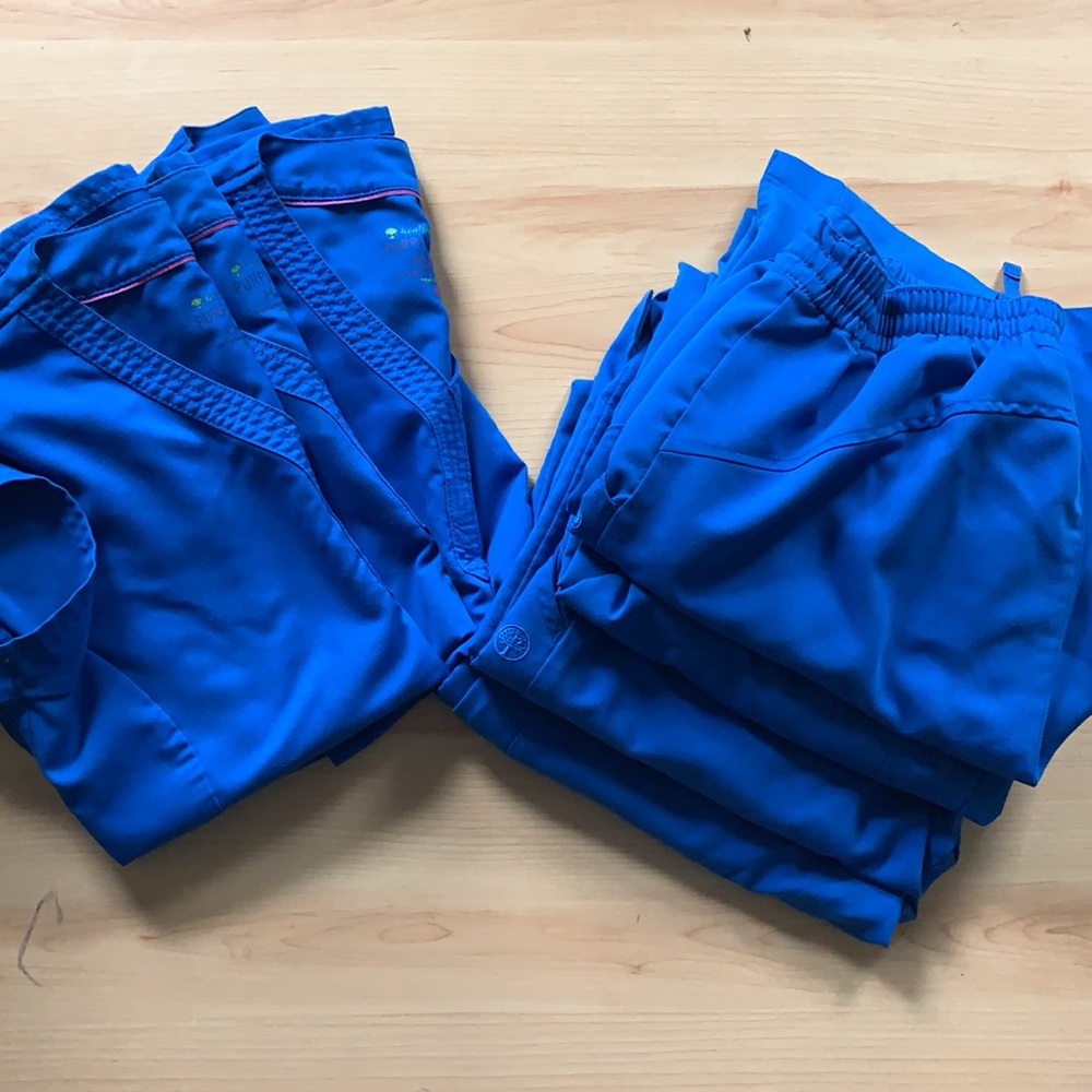 Healing Hands Purple Label scrub top/ pants lot